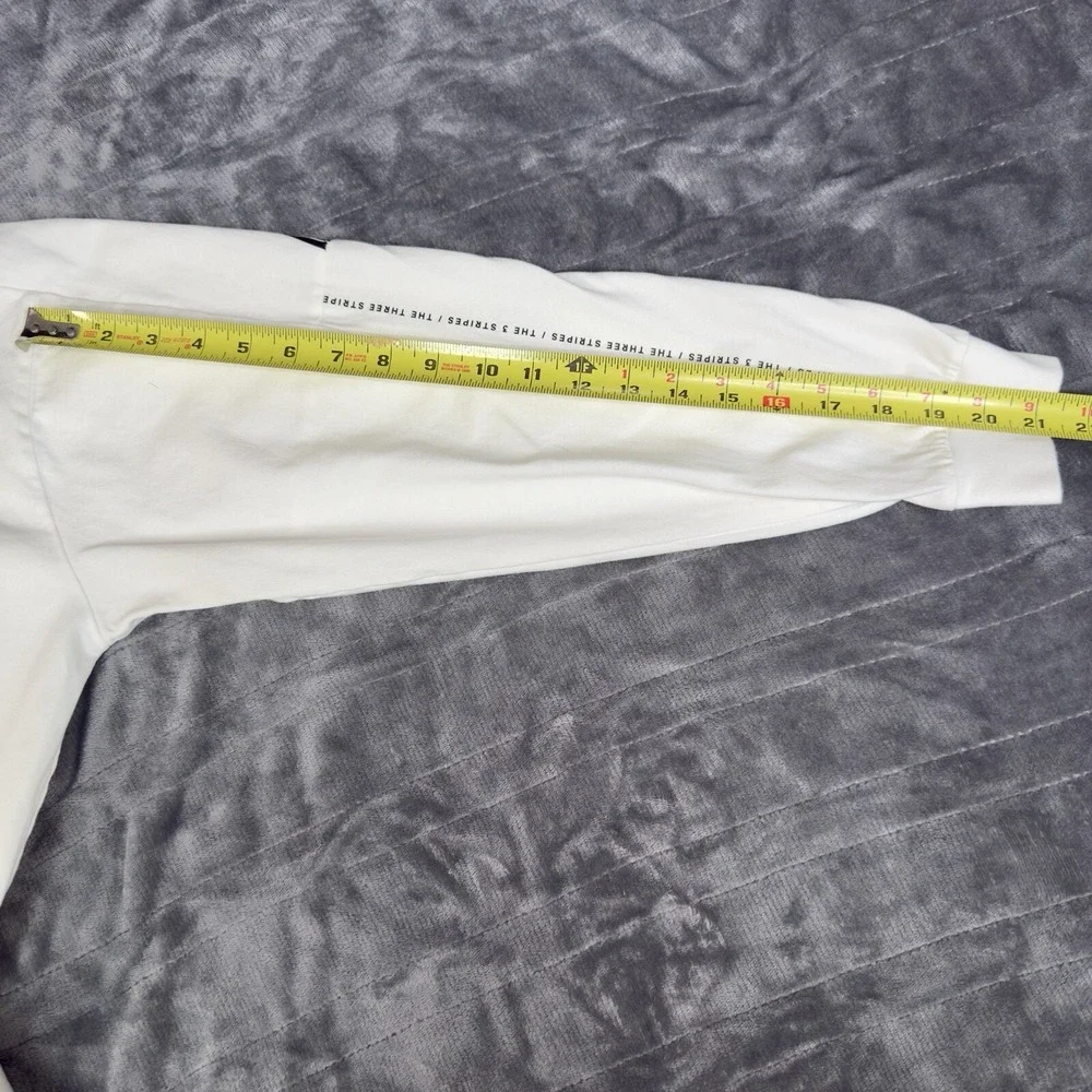 Adidas Men Long Sleeve Shirt 3-Stripe Classics Ribbed Crewneck‎ Hype Streetwear